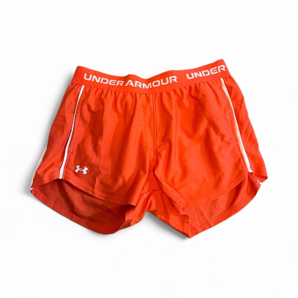 Under Armour Women's Bright Orange Athletic Shorts